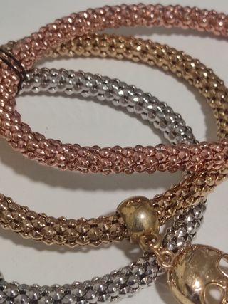 Lote pulseras calavera