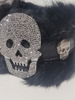 Pulsera ancha calavera