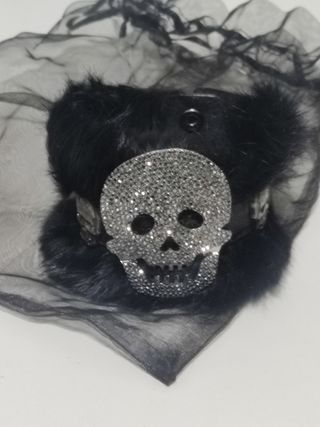 Pulsera ancha calavera