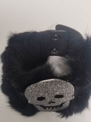 Pulsera ancha calavera