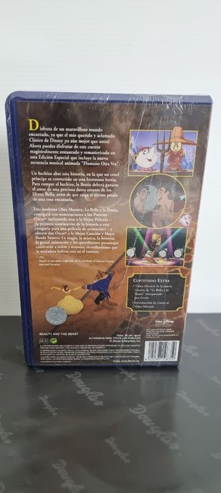 La bella y la bestia vhs nueva
