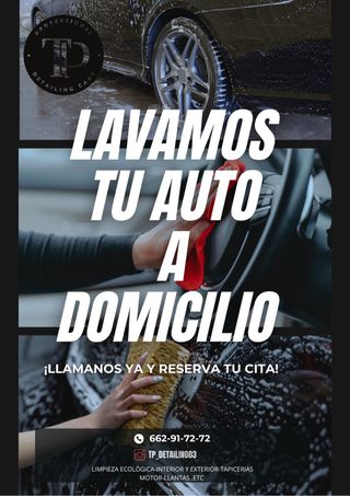 DETAILING Y LAVADO DE VEHICULOS A DOMICILIO