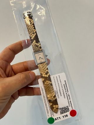 Cartier Tank solo Snake / Steel medium size .