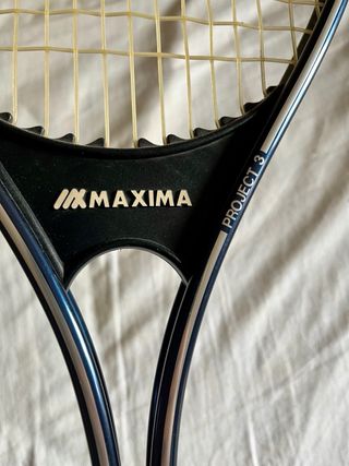 Racchetta Da Tennis Maxima Set 2 Racchette Anni '80 Vintage Con Custodie