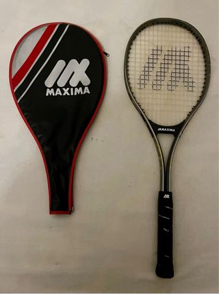 Racchetta Da Tennis Maxima Set 2 Racchette Anni '80 Vintage Con Custodie
