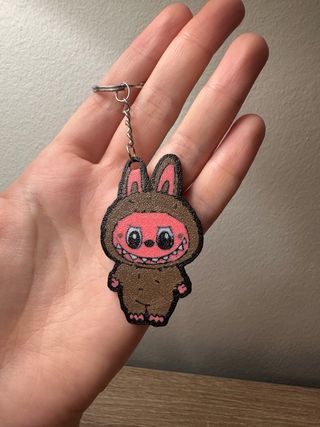 Labubu macaron portachiavi