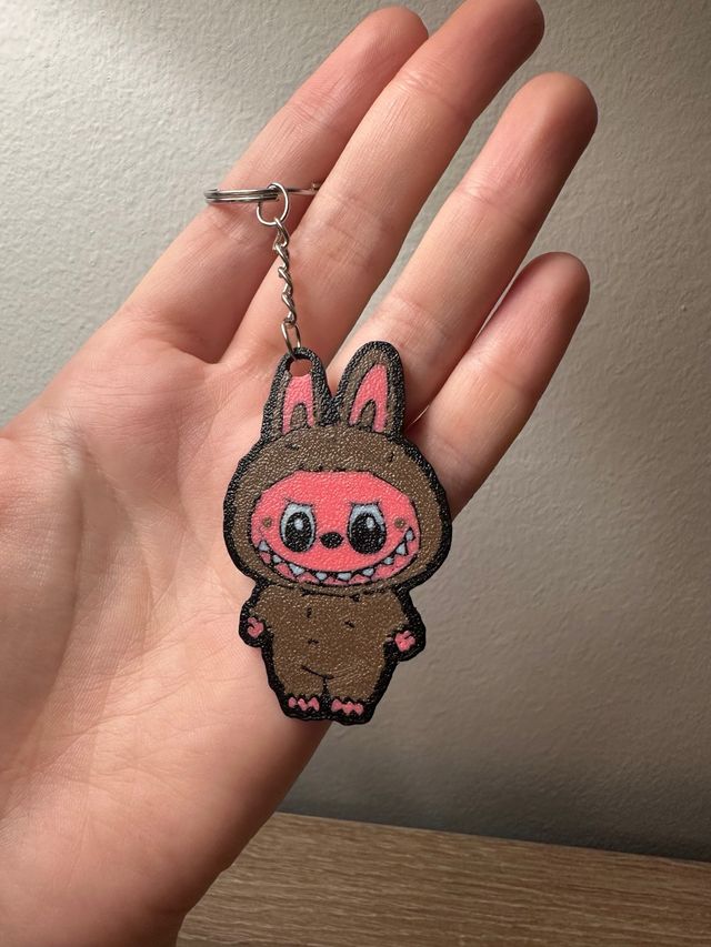 Labubu macaron portachiavi