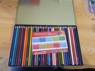 Lata o estuche de pinturas Cocacola 