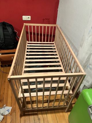 Cuna de bebe con colchon
