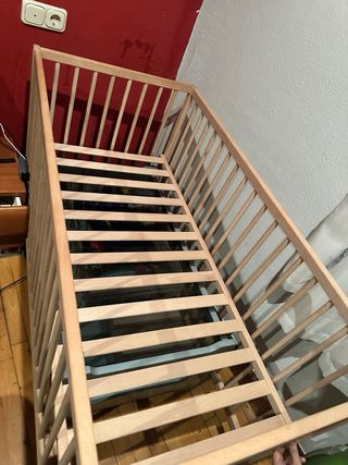 Cuna de bebe con colchon