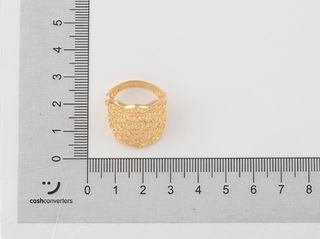 anillo oro 18k con piedra con circonita t. 13 (16,88 mm)