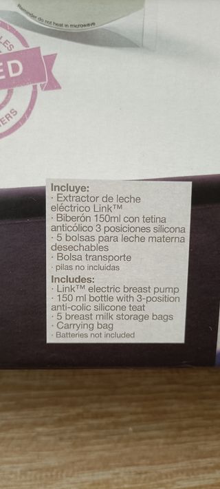 Sacaleches eléctrico Suavinex