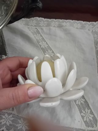 Portacandele in ceramica 