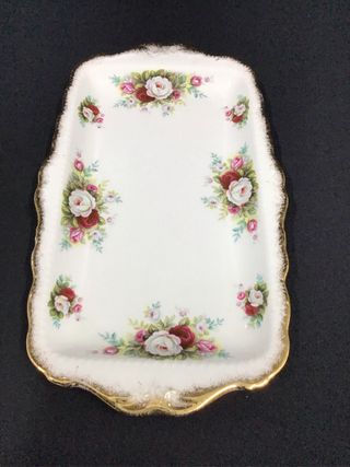 ROYAL ALBERT BANDEJA DE PORCELANA  CELEBRATION