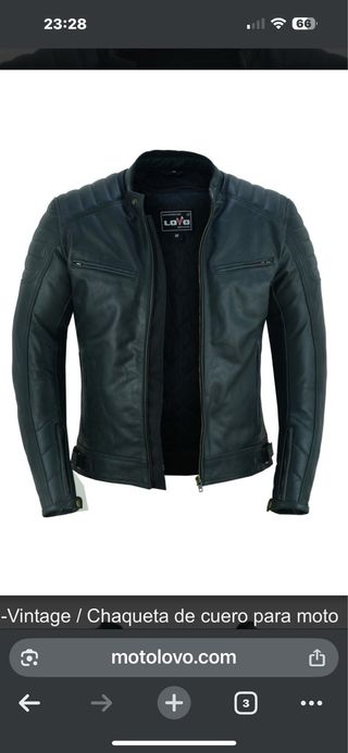 Chaqueta Moto de Piel