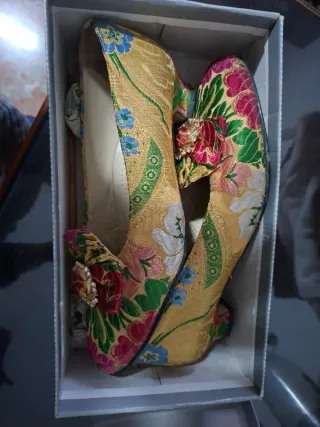 TRAJE FALLERA COMPLETO CON ACCESORIOS (T.4