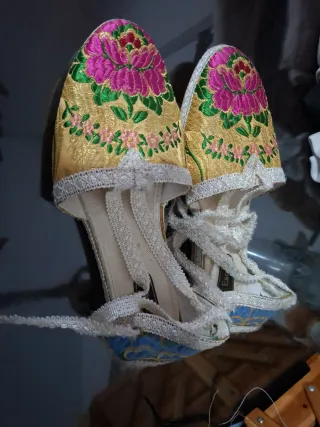 TRAJE FALLERA COMPLETO CON ACCESORIOS (T.4