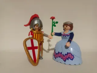 Playmobil Sant Jordi y Princesa.