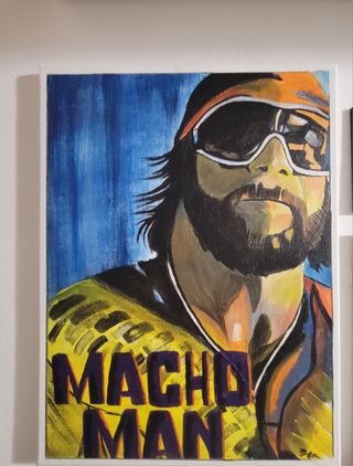 Canvas fatto a mano Macho Man