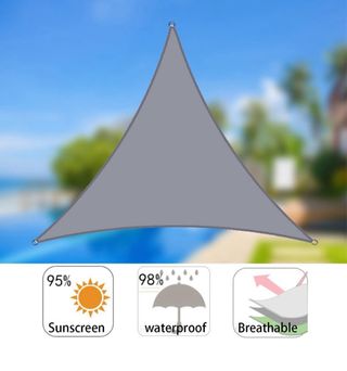 Toldo de vela Triangular 3,6x3,6x3,6