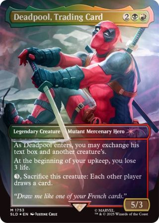 Secret Lair Deadpool MTG - FOIL
