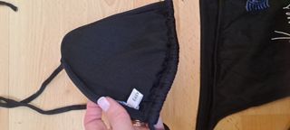 Bikini negro con abalorios Easy Wear