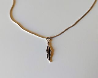 Cadena con colgante de plata