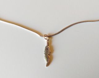 Cadena con colgante de plata