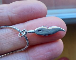 Cadena con colgante de plata