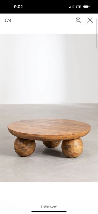 Mesa salon madera sklum