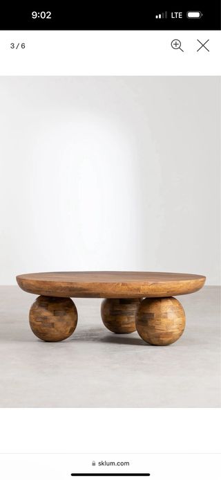 Mesa salon madera sklum