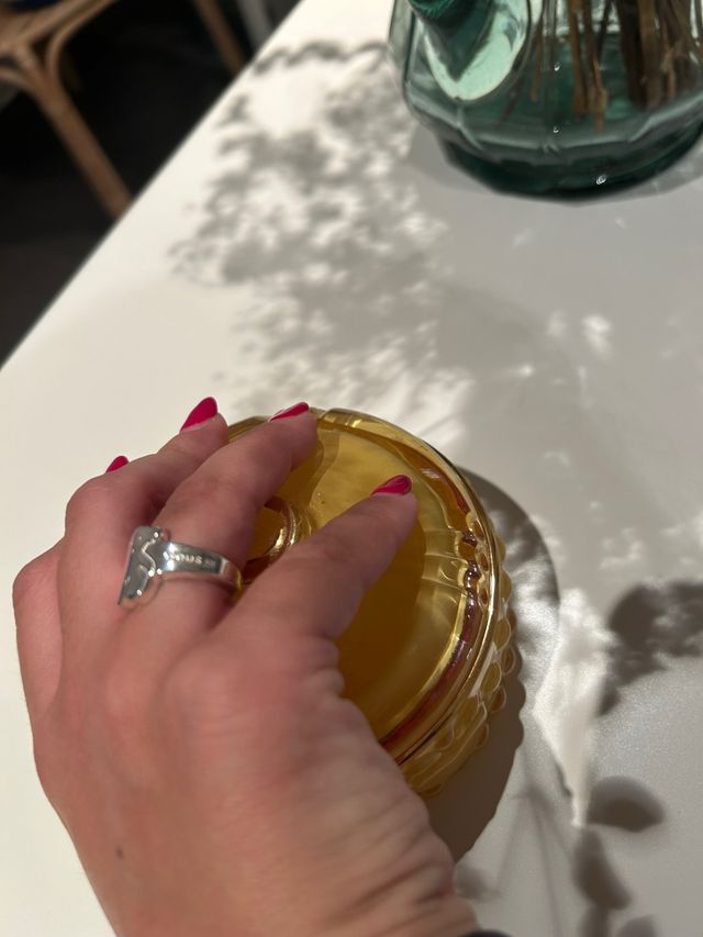 Anillo plateado de Tous