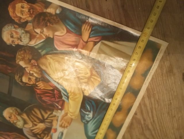 Papel antiguo religioso