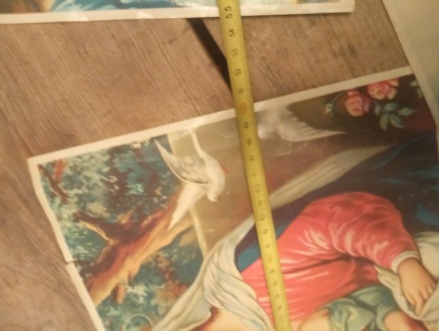 Papel antiguo religioso