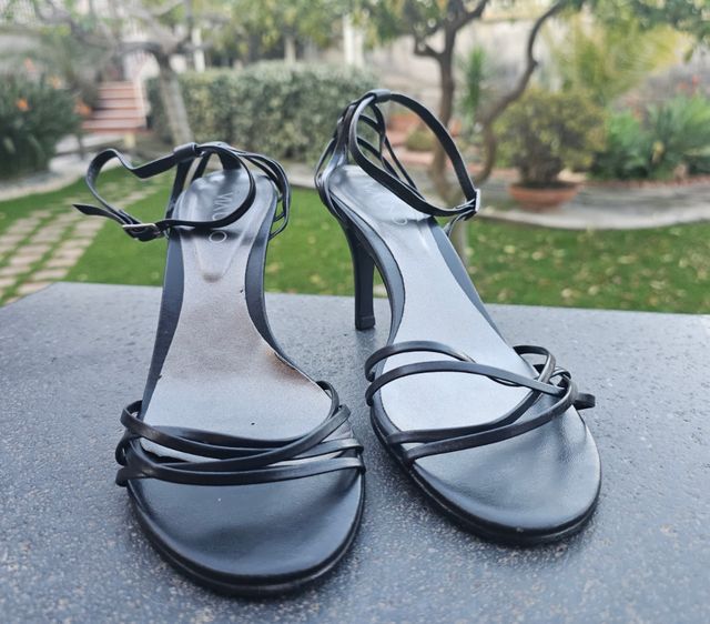 Sandali Neri con tacco