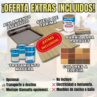 ¡OFERTA 25m2! Casa prefabricada diáfana