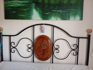 Cabecero vintage de Forja  cama 135