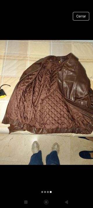 Chaqueta de piel de hombre