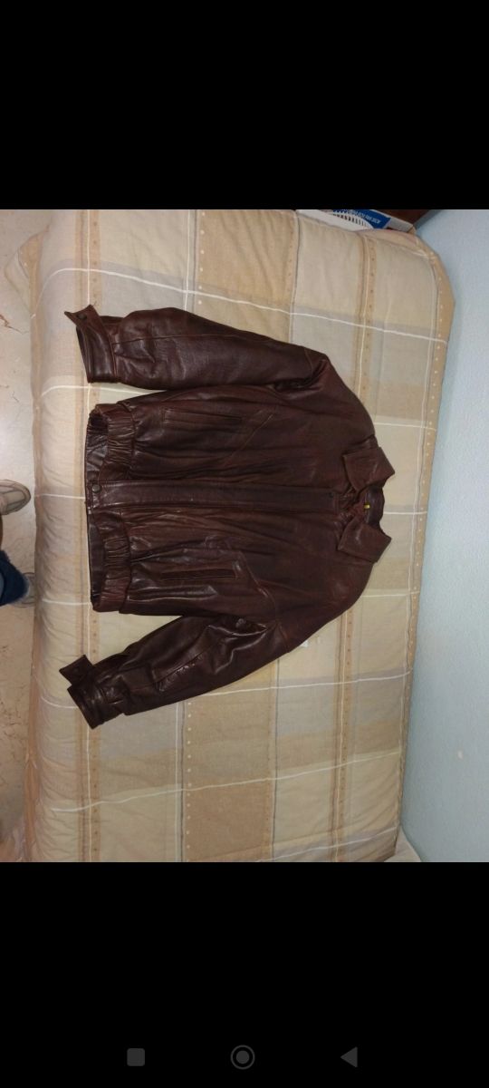 Chaqueta de piel de hombre