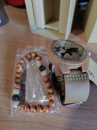 Reloj unisex madera vintage 