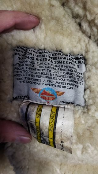 Chaqueta aviador hombre original