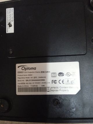 2 Proyectores optoma.