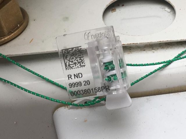 PRECINTO CONTADOR GAS NEDGIA