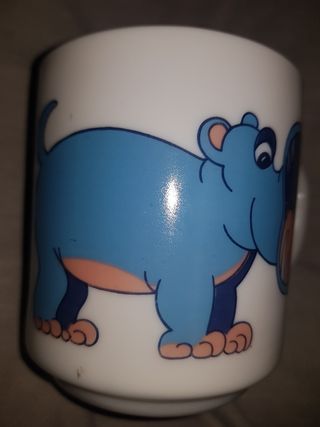 Taza arcopal hipopotamo