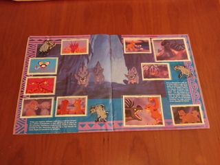 ALBUM DE CROMOS DE EL REY LEON PANINI