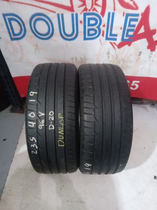 235 40 R19 96Y DUNLOP RUEDAS USADAS
