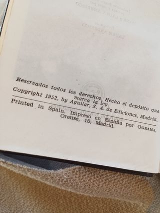 Ana Karenina. Edición Aguilar 1952