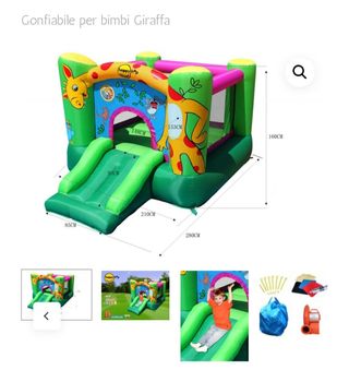 Gonfiabile giraffa 