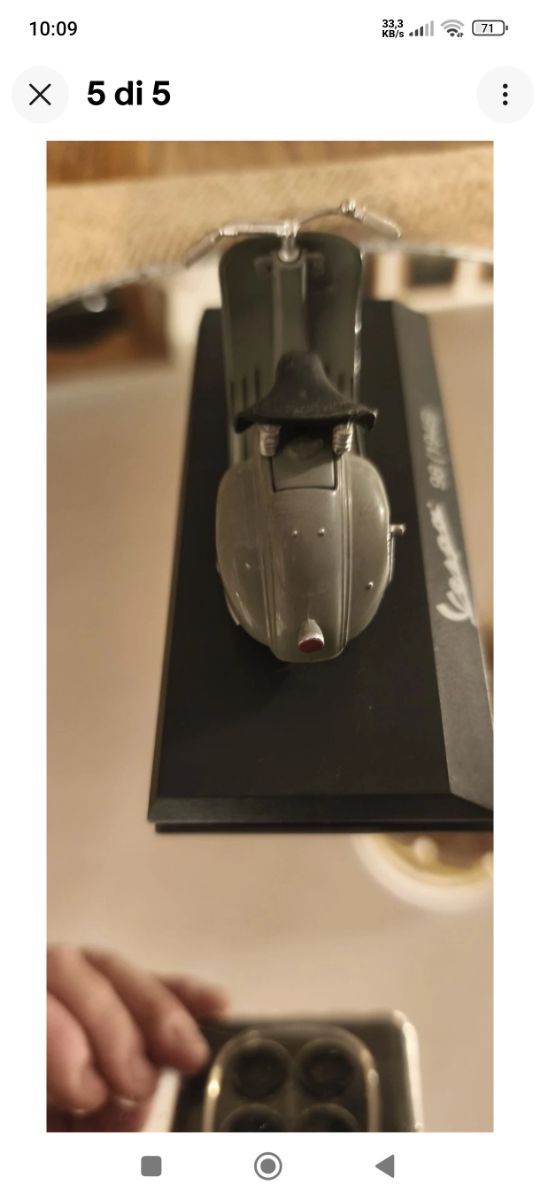 VESPA 98 1946 FABBRI EDITORE SCALA 1:18 