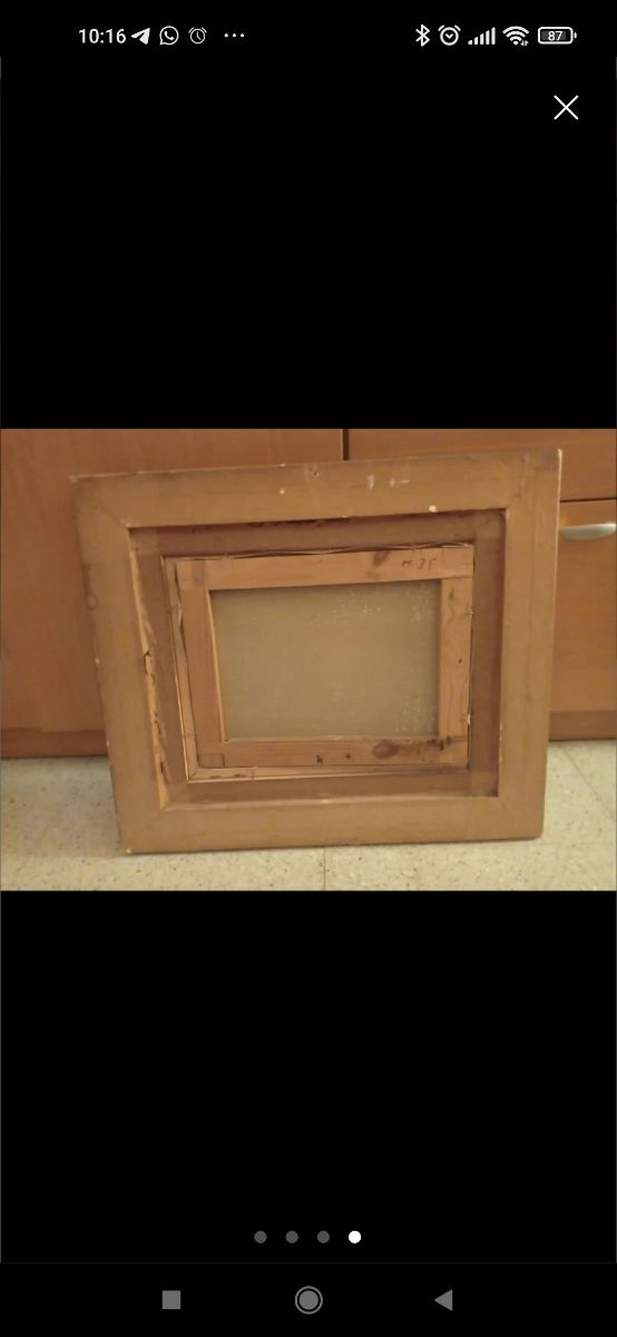 Cuadro lienzo óleo paisaje firmado L Bou